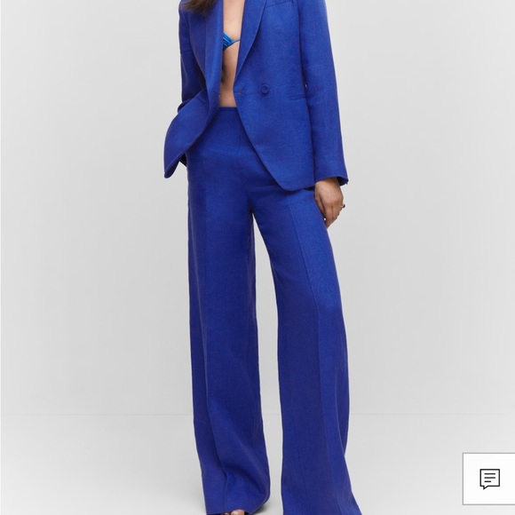 Mango Linen pants, size 8.  Coordinate set - Picture 9 of 10